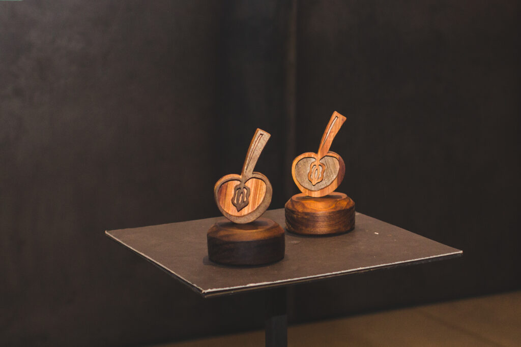 Handcrafted awards made by Trewolo team