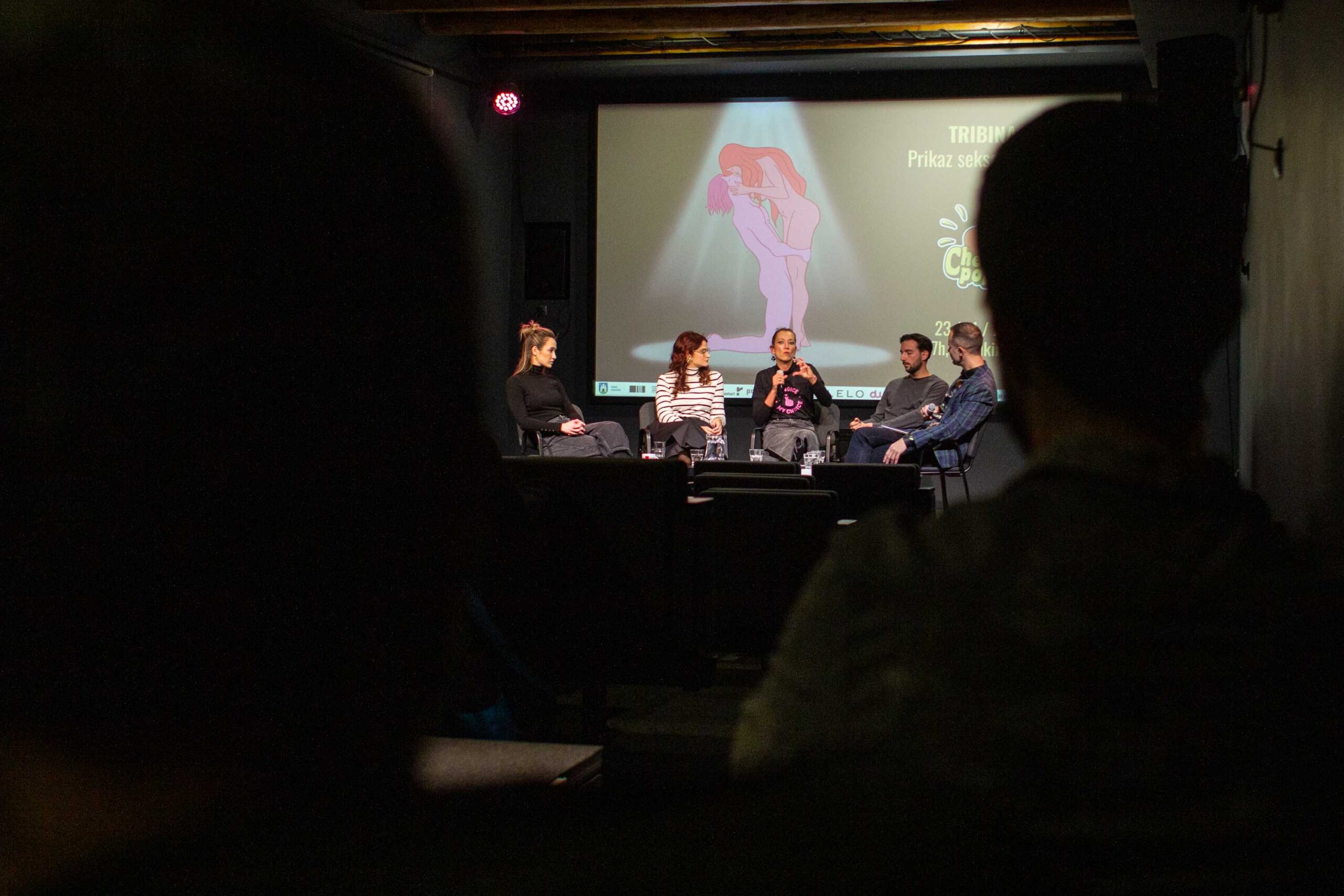 Panel about Depiction of sex on film as part of the 3rd Cherry Pop Festival