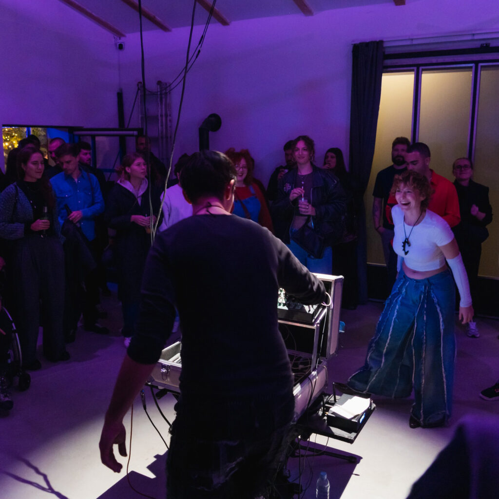 music performance as part of Cherry Pop Up